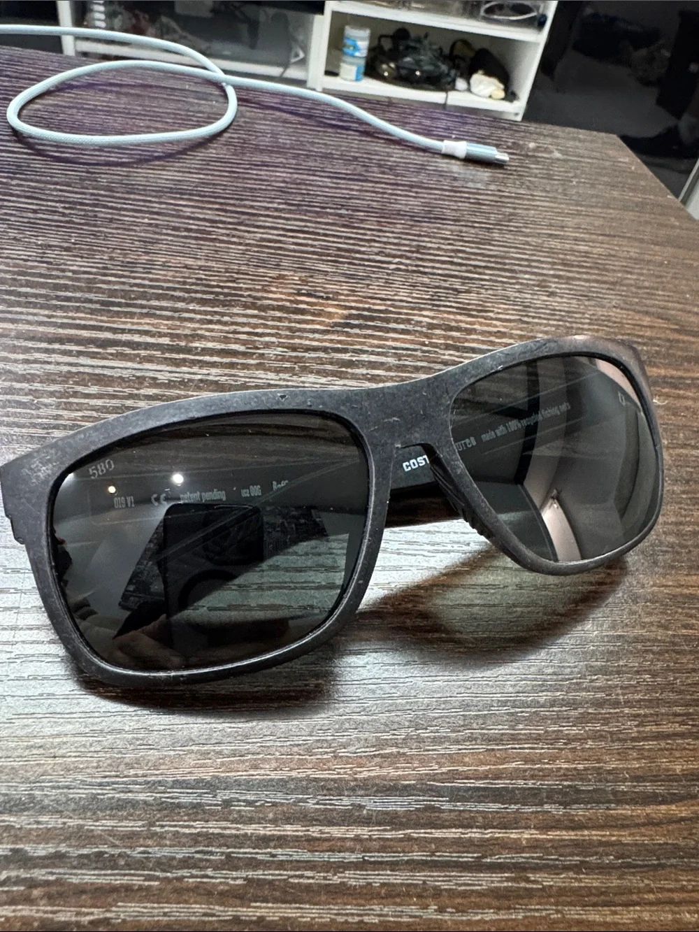 Costa Del Mar Baffin UC2 00G eco friendly Gray 580 glass lenses Polarized bures